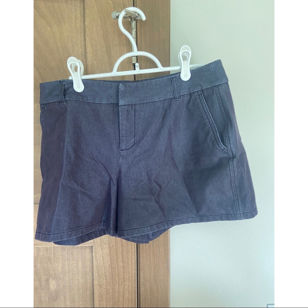 Elle Navy Blue Tailored Women's Shorts - Picture 4 of 6